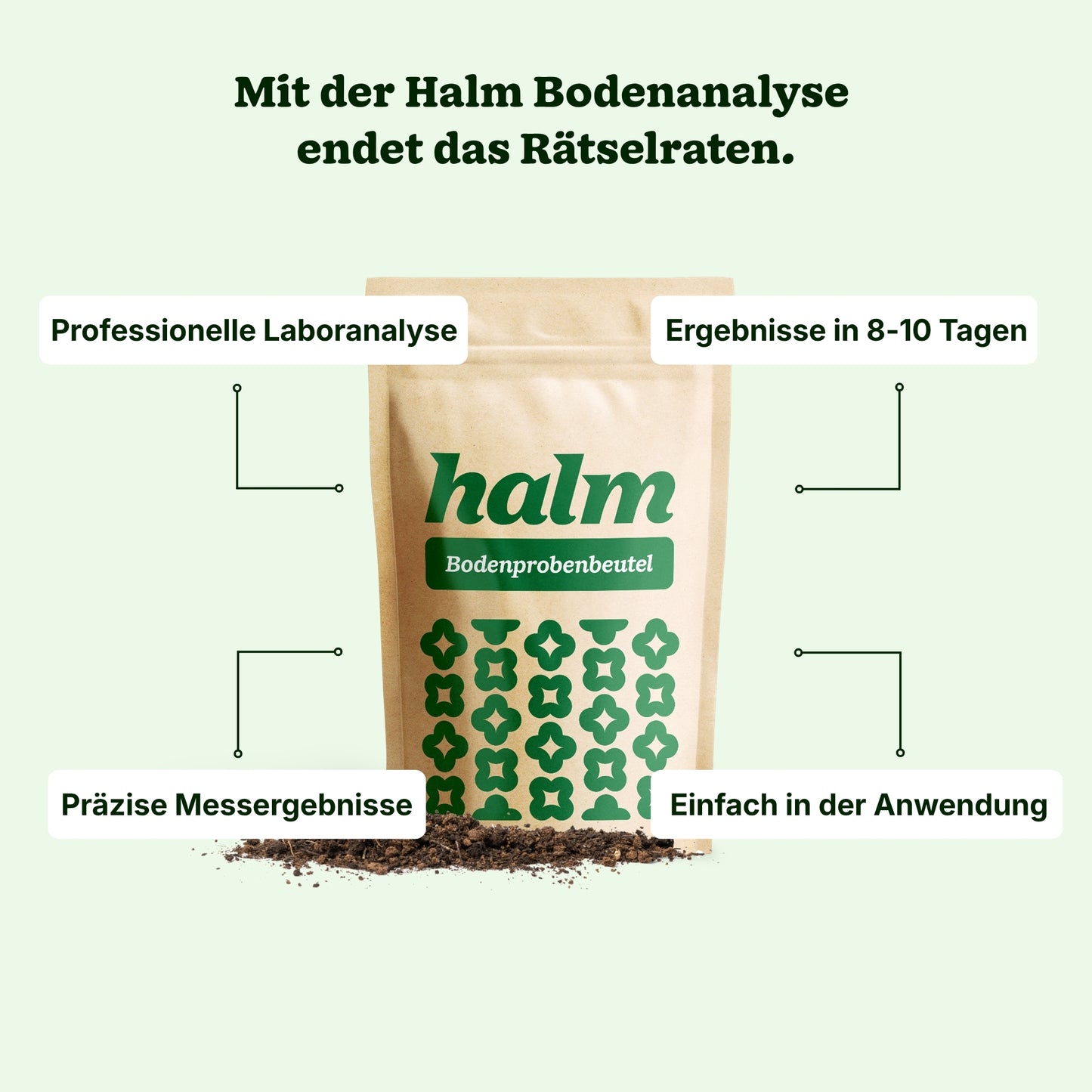 Halm Bodenanalyse